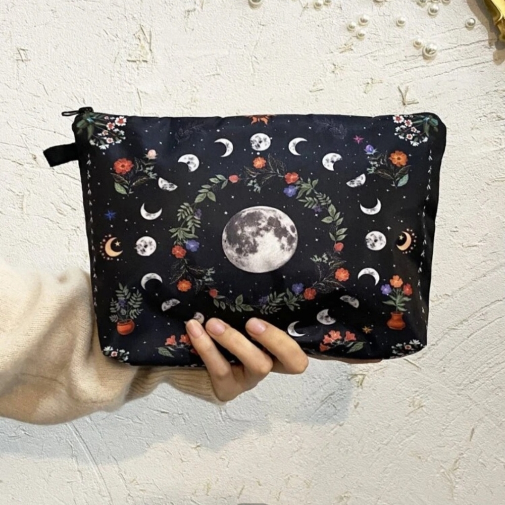 NWOT -Moon Cycle Makeup Bag